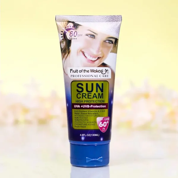 کرم ضد آفتاب بدون رنگ وکالی SPF60