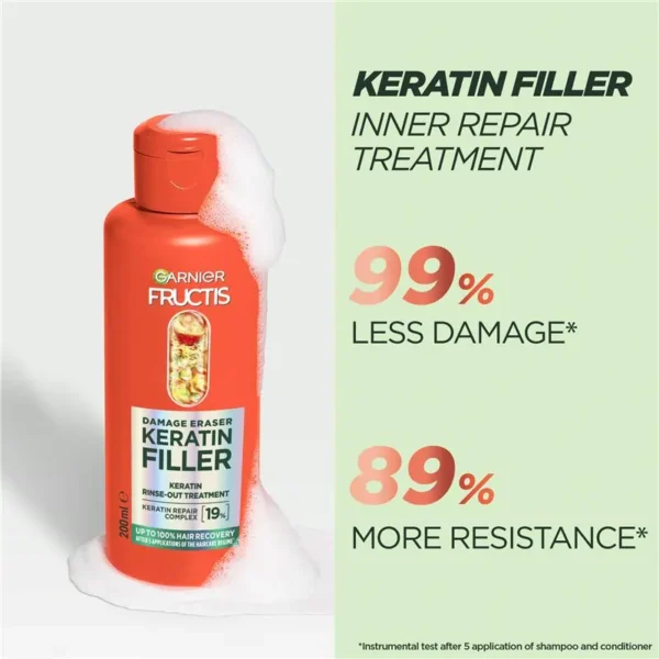 ماسک مو فیلر کراتین گارنیر (Fructis Keratin Filler) - Image 5