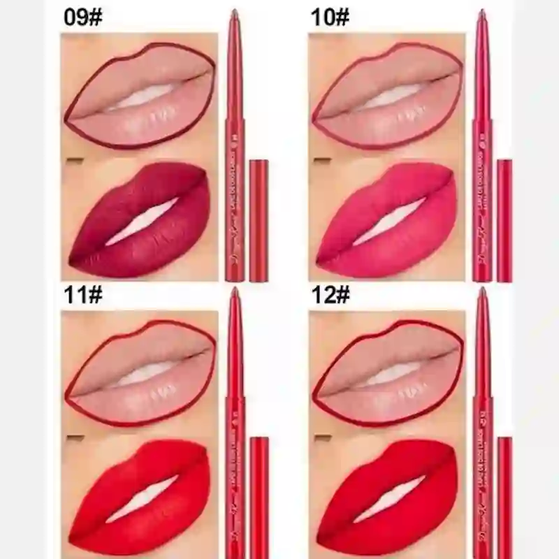 پک 12 عددی خط لب شمعی پیچی دراگون رانی