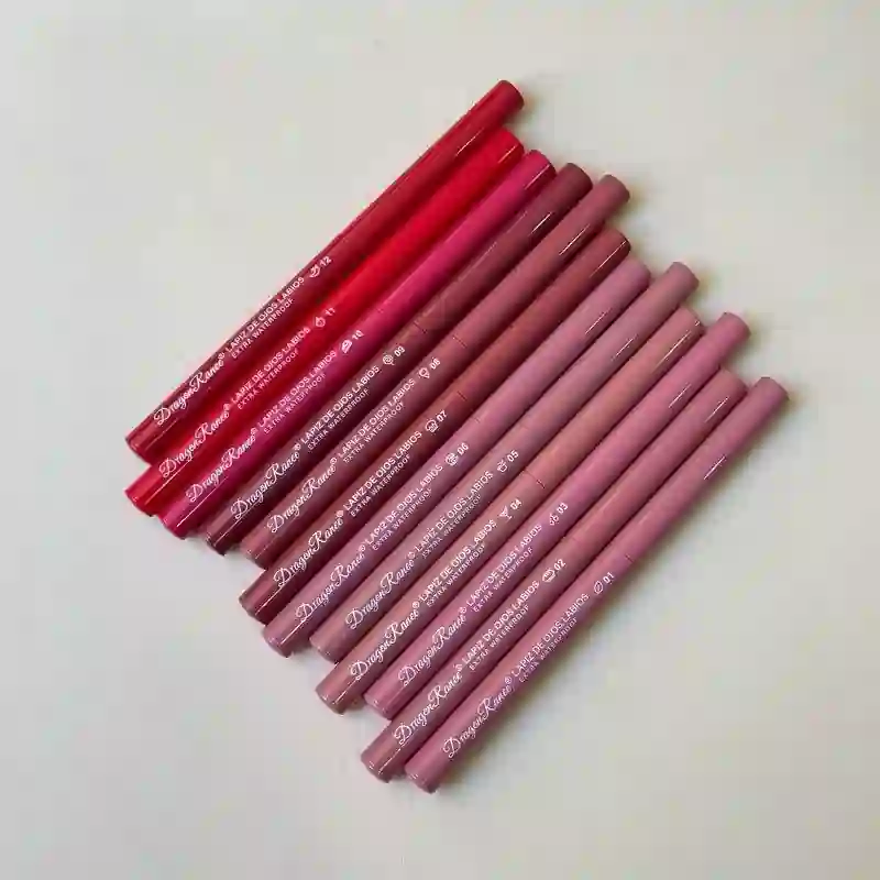 پک 12 عددی خط لب شمعی پیچی دراگون رانی