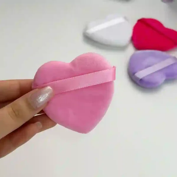 پد آرایشی قلبی فانتزی