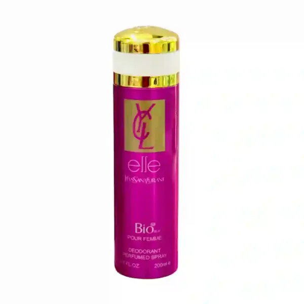اسپری بدن زنانه بیو استار Bio star مدل وای اس ال YSL elle حجم 200 میلی لیتر