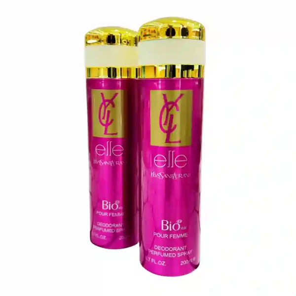 اسپری بدن زنانه بیو استار Bio star مدل وای اس ال YSL elle حجم 200 میلی لیتر