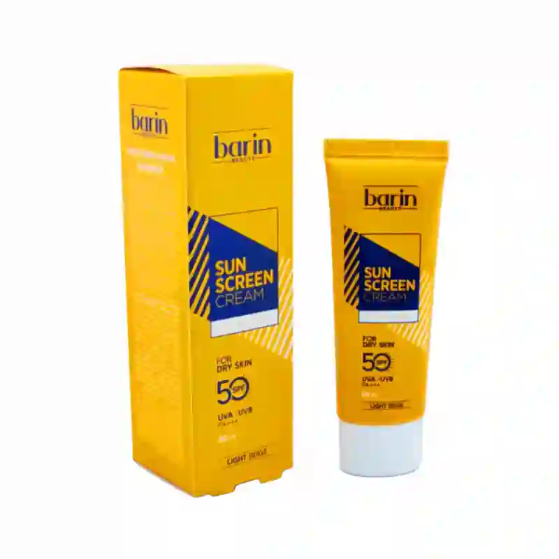 کرم ضد آفتاب بارین بیوتی (رنگی بژ روشن) SPF50 (پوست خشک)