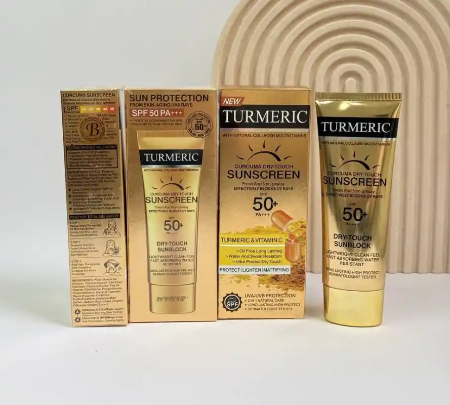 ضد آفتاب زردچوبه SPF50 کد B وکالی WOKALI