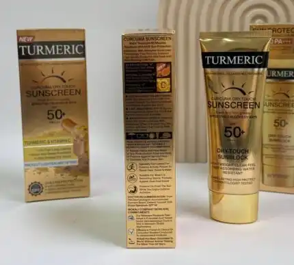 ضد آفتاب زردچوبه SPF50 کد B وکالی WOKALI