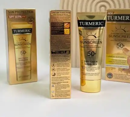 ضد آفتاب زردچوبه SPF50 کد A وکالی WOKALI