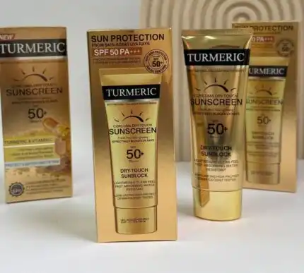 ضد آفتاب زردچوبه SPF50 کد B وکالی WOKALI