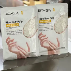 ماسک دست برنج ورقه ای بیواکوا BIOAQUA