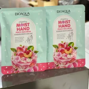 ماسک دست هلو ماکارون بیواکوا BIOAQUA