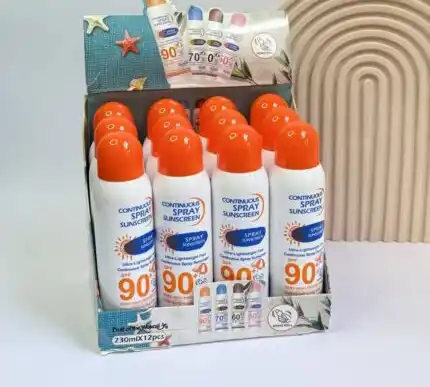 اسپری ضدآفتاب سفیدکننده SPF90 وکالی WOKALI