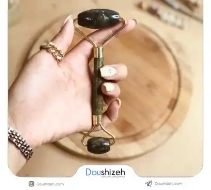 ماساژور سنگی صورت جیدرولر jade Roller