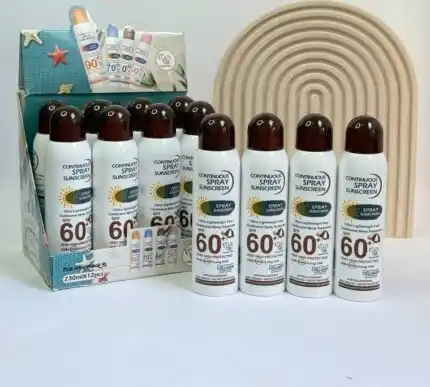 اسپری ضدآفتاب سفیدکننده SPF60 وکالی WOKALI