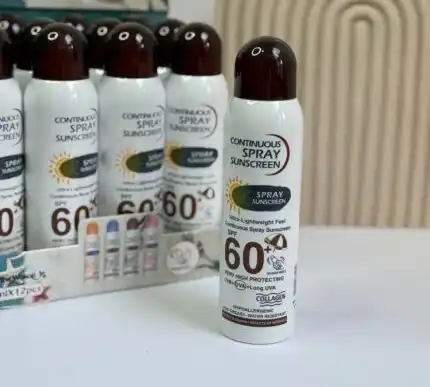 اسپری ضدآفتاب سفیدکننده SPF60 وکالی WOKALI