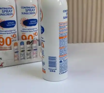 اسپری ضدآفتاب سفیدکننده SPF90 وکالی WOKALI