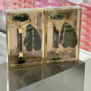 ست جیدرولر همراه با سنگ گواشا Jade Roller