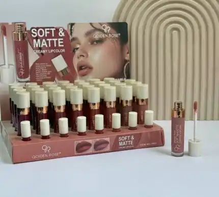 رژ لب مایع 5051 تستر دار QOIDEN ROSE