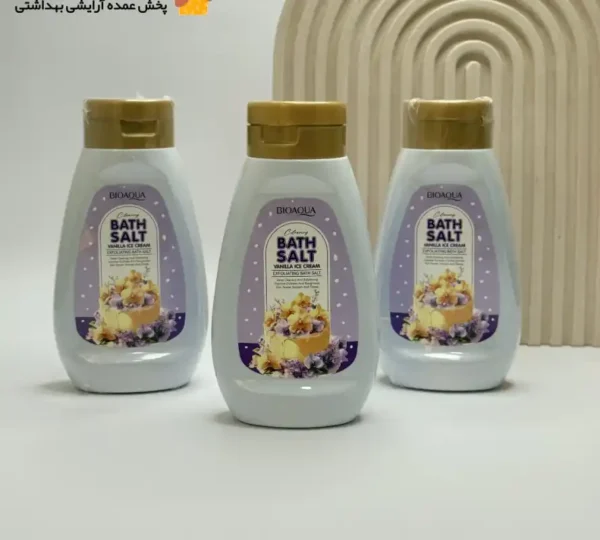 نمک بدن بستنی وانیلی بیوآکوا BIOAQUA