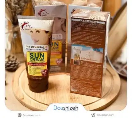 کرم ضد آفتاب SPF70 وکالی Wokali
