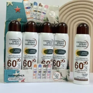 اسپری ضدآفتاب سفیدکننده SPF60 وکالی WOKALI
