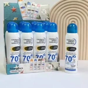 اسپری ضدآفتاب سفیدکننده SPF70 وکالی WOKALI
