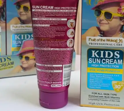 کرم ضد آفتاب بچگانه SPF30 وکالی Wokali