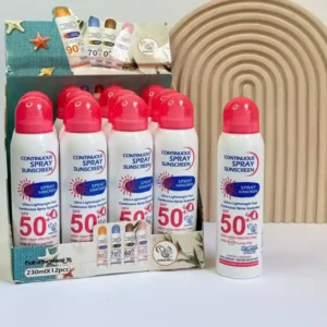 اسپری ضدآفتاب سفیدکننده SPF50 وکالی WOKALI