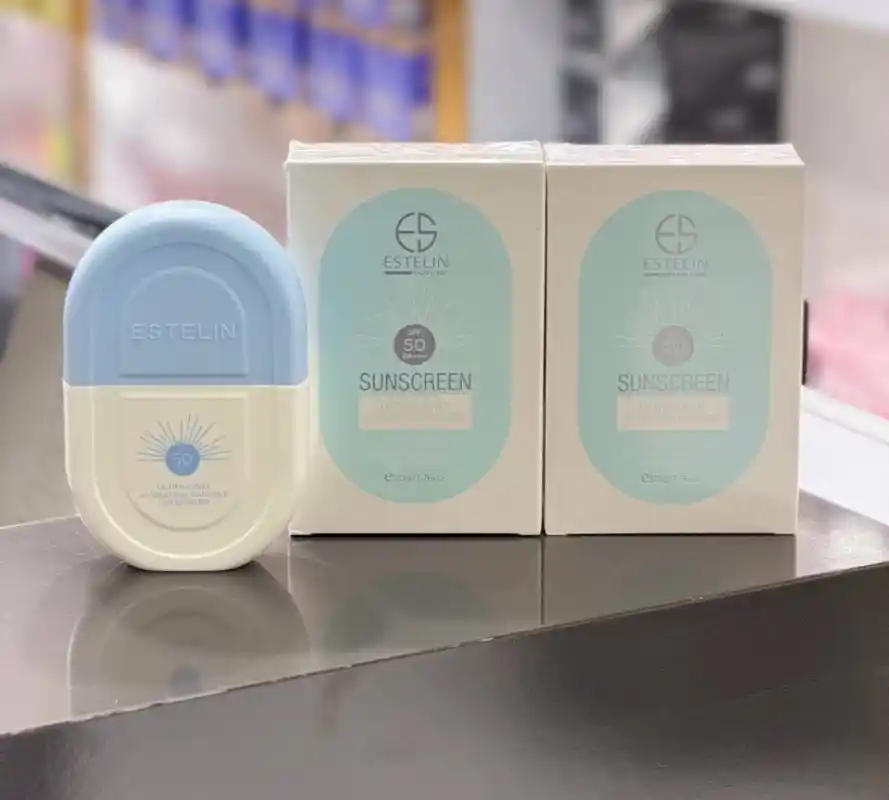 ضد آفتاب 0076 بی رنگ SPF50 استلین ESTELIN