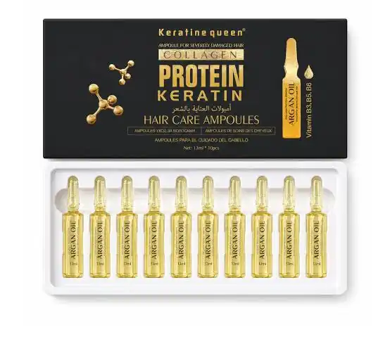 پک ویال مو 10 عددی کراتین KERATIN QUEEN