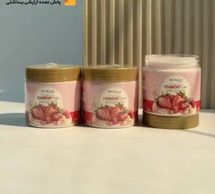 کره بدن کیک توت فرنگی بیوآکوا BIOAQUA