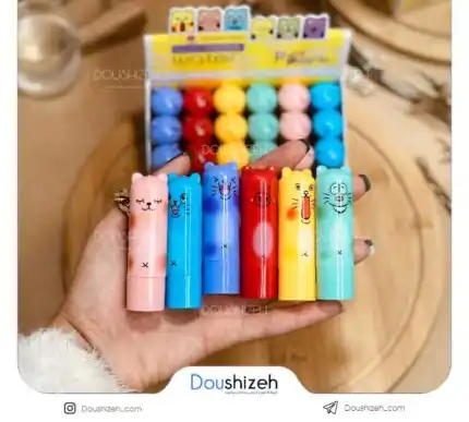 پک بالم لب حرارتی 24 عددی کد 3112 گربه زرد