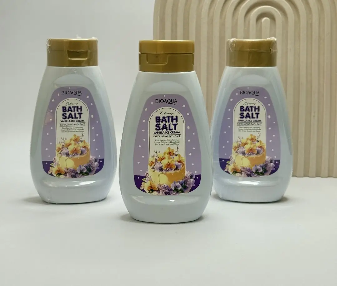 نمک بدن بستنی وانیلی بیوآکوا BIOAQUA