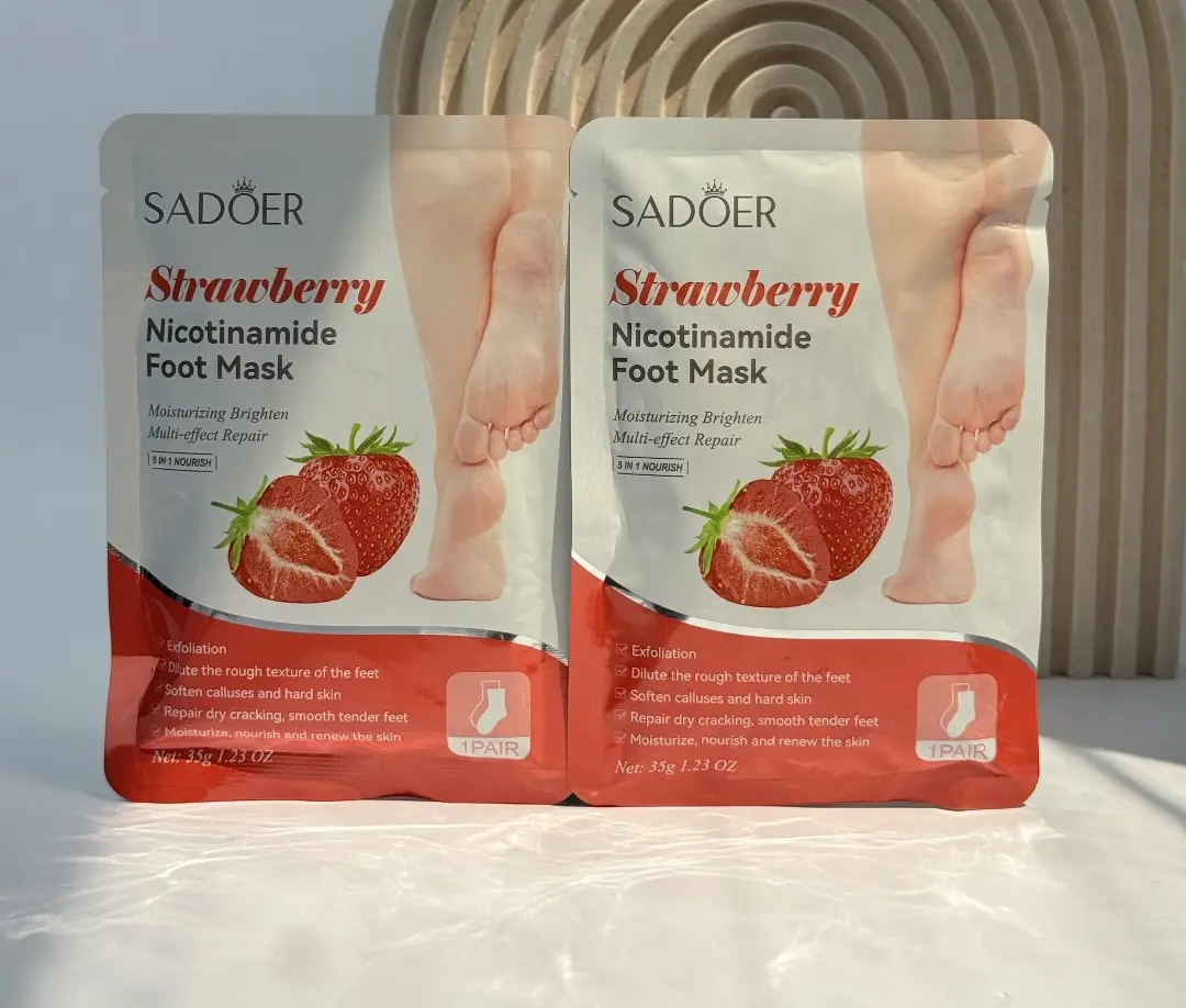 ماسک پا جورابی توت فرنگی سادور SADOER