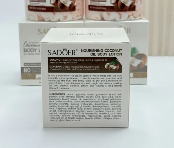 لوسیون بدن بستنی نارگیل سادور SADOER