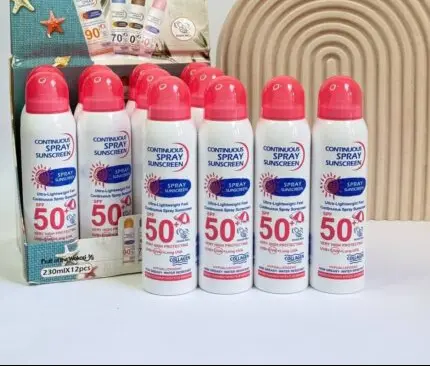 اسپری ضدآفتاب سفیدکننده SPF50 وکالی WOKALI