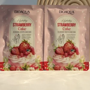 ماسک دست کیک توت فرنگی بیواکوا BIOAQUA