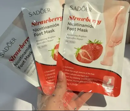 ماسک پا جورابی توت فرنگی سادور SADOER