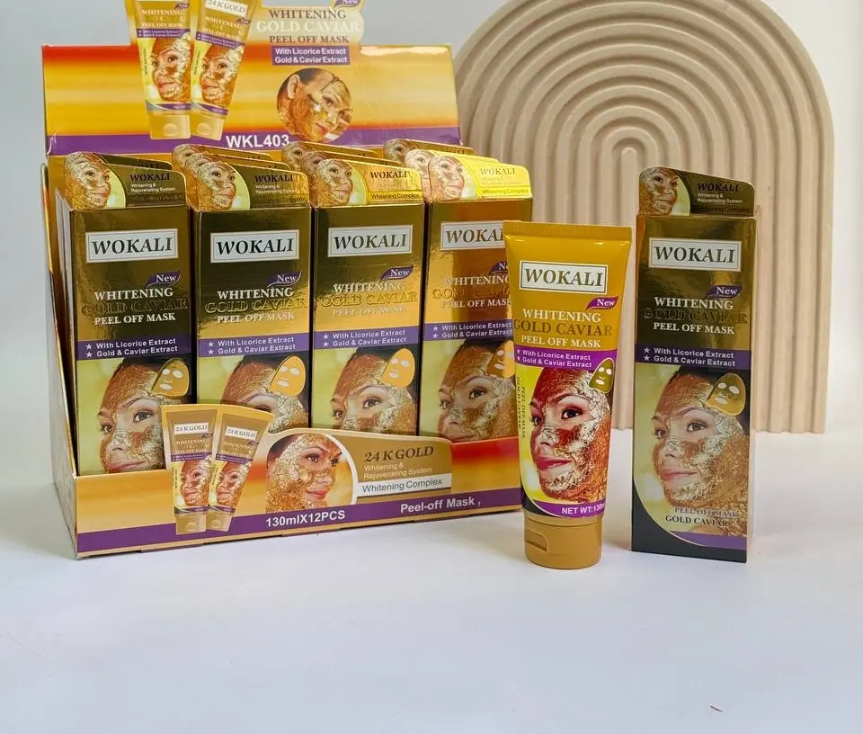 ماسک تیوپی طلا و خاویار وکالی WOKALI