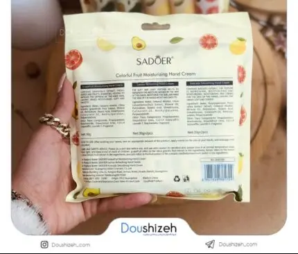 پک کرم دست 5 عددی میوه ای سادوئر SADOER