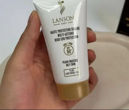 ضد آفتاب کرم پودری لانسون اصلی LANSON