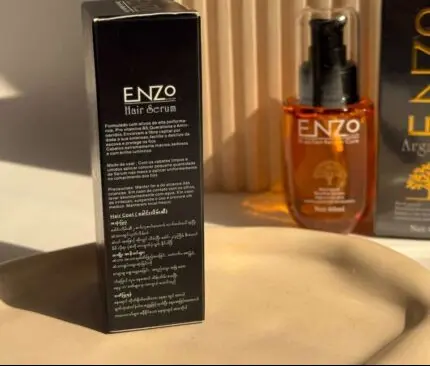 روغن مو آرگان حاوی کراتین برزیلی انزو ENZO