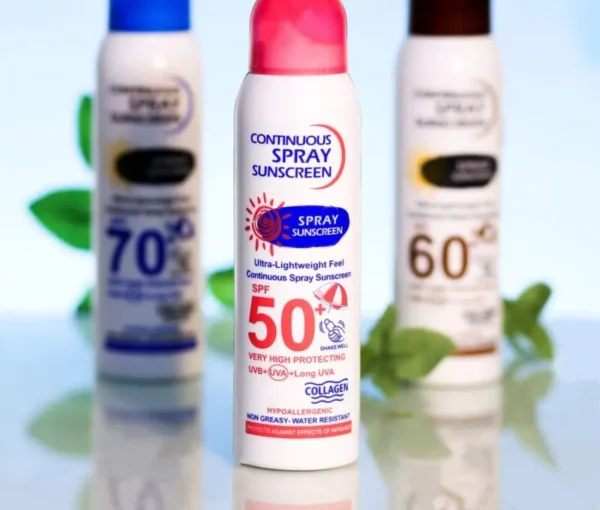 اسپری ضدآفتاب سفیدکننده SPF50 وکالی WOKALI
