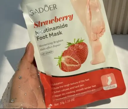 ماسک پا جورابی توت فرنگی سادور SADOER