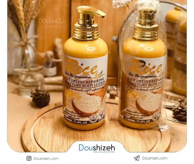 لوسیون عصاره برنج 500 میل وکالی WOKALI