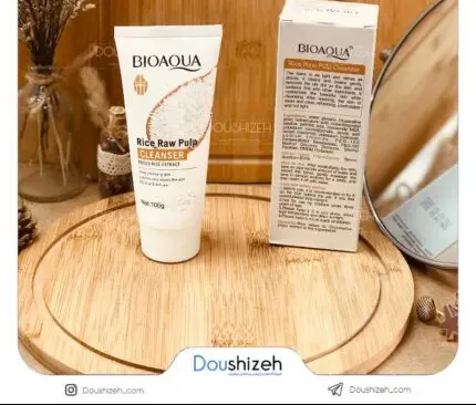 فوم شوینده عصاره برنج بیوآکوا BIOAQUA