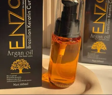 روغن مو آرگان حاوی کراتین برزیلی انزو ENZO
