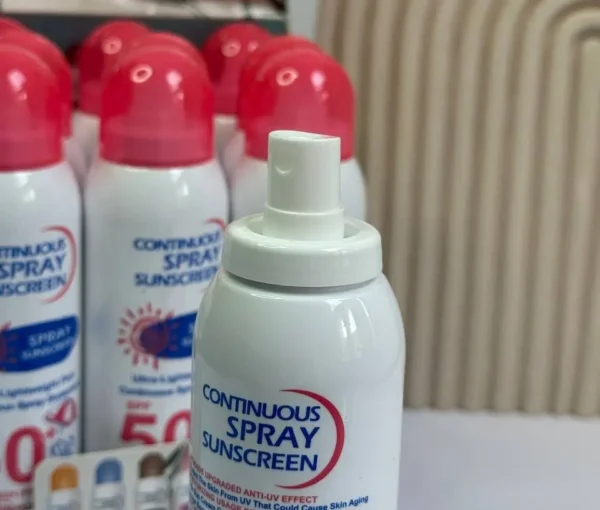 اسپری ضدآفتاب سفیدکننده SPF50 وکالی WOKALI