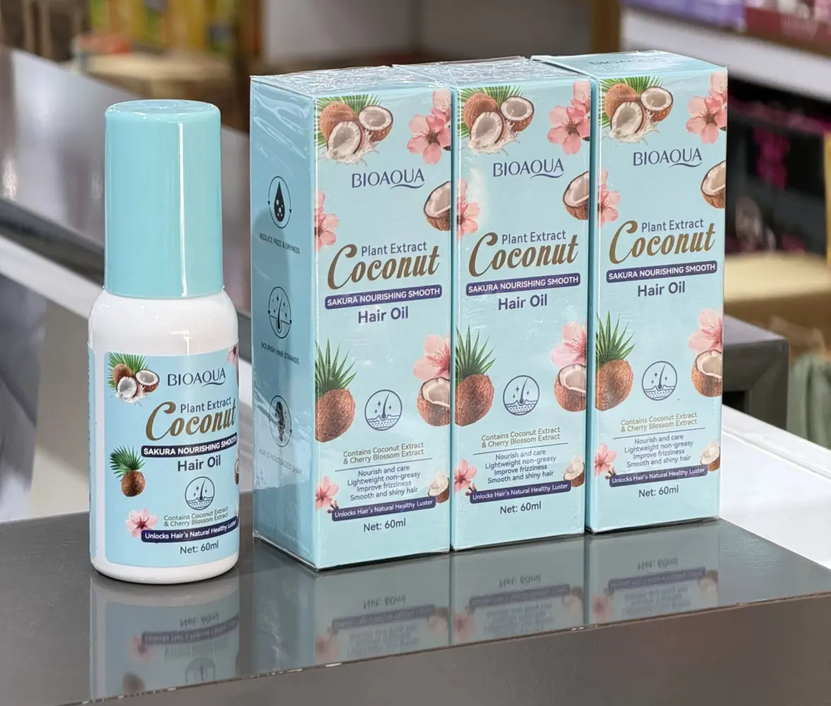 روغن مو نارگیل تقویت کننده بیواکوا BIOAQUA