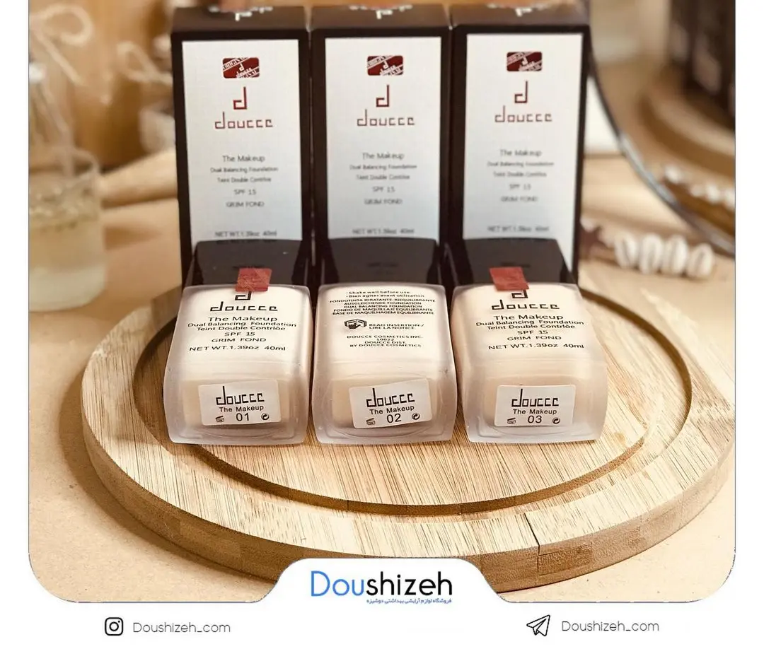 کرم پودر دوسه شیشه تخت Doucce