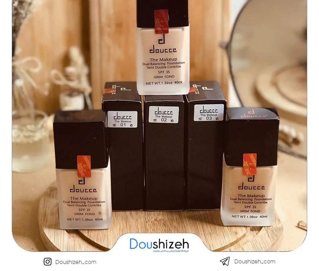 کرم پودر دوسه شیشه تخت Doucce